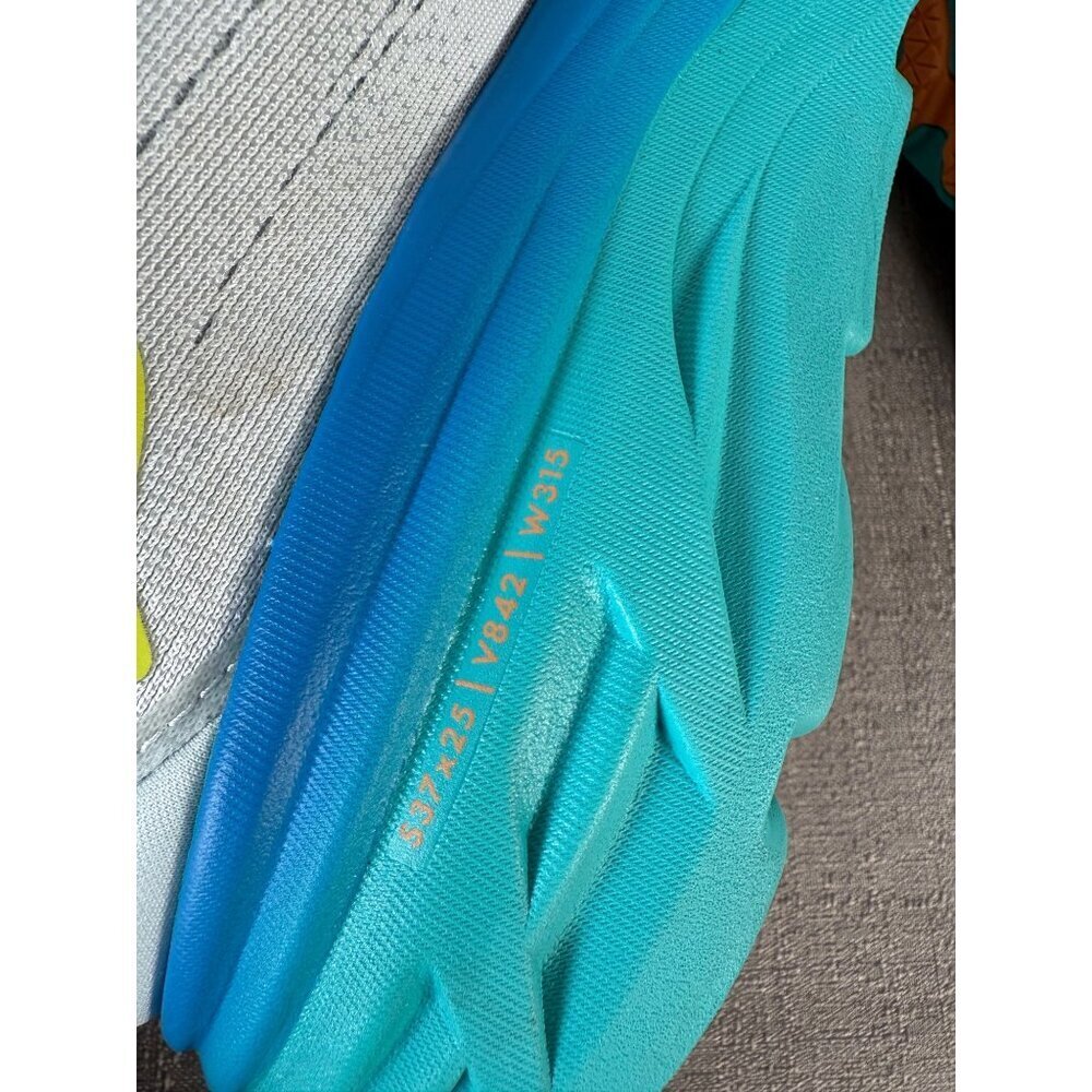 Hoka One One Bondi 8 Mens 11.5 D Ice Flow Bit Of Blue Running Shoes Walking New - Picture 9 of 14